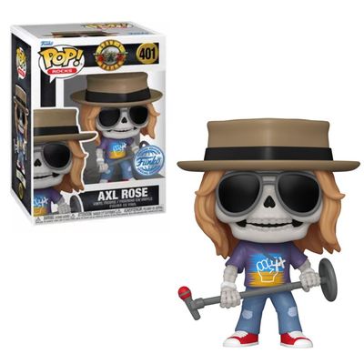 Funko Pop Guns N Roses 401 Axl Rose Special Edition