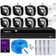 Kit 8 Câmeras IP Vipc 1230B Intelbras NVD 1408P HD 2TB Purple