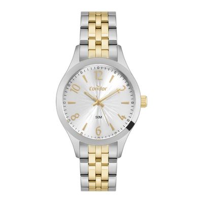 Relógio Condor Feminino Ref: Co2035nqr/4k Casual Bicolor