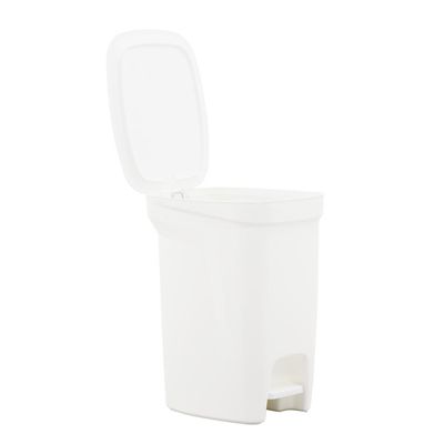 Lixeira Tramontina Compact 10L Branco com Haste em Aço