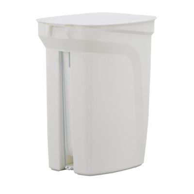 Lixeira Tramontina Compact 10L Branco com Haste em Aço