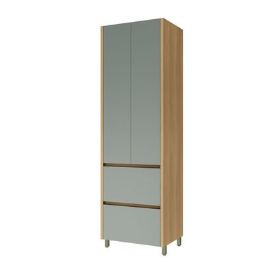 Paneleiro 2 Portas 2 Gavetas 70cm 100% Mdf Rainha