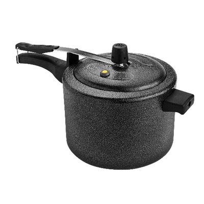 Panela de Pressão 10 Litros Aluminio Preto Craquelado Real