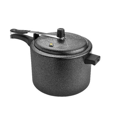 Panela de Pressão 10 Litros Aluminio Preto Craquelado Real