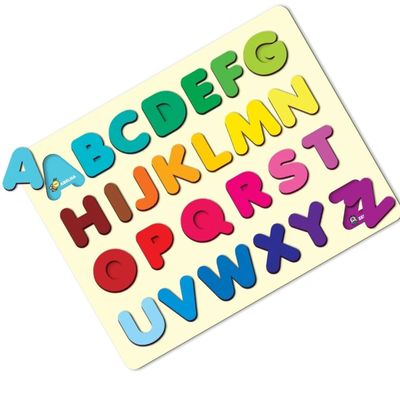 ALFABETO MAIÚSCULO DE ENCAIXE- EDUCATIVO - 4 ANOS+ - BABEBI