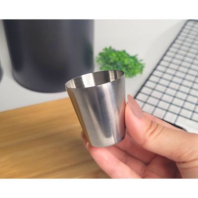 Copo Mini Aço Inox 30ml Cafe Molho Sobremesa Aperitivo 50un