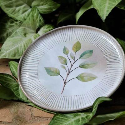 Aparelho de Jantar 16 Peças Cerâmica Porto Brasil Orgânico Louça Artesanal Mesa Posta