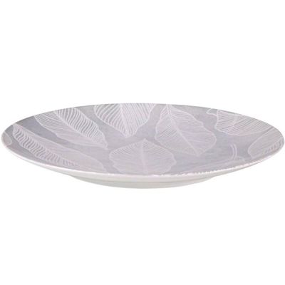 Aparelho de Jantar 24 Peças em Porcelana Decorada Tramontina Arbo Pratos Xícaras Pires 6 Pessoas