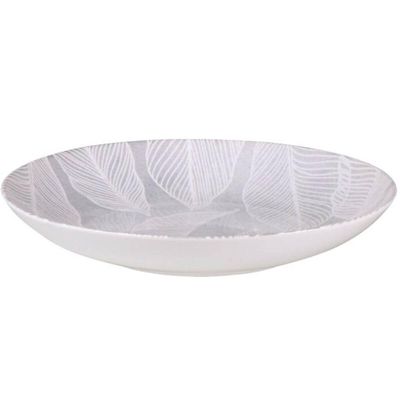Aparelho de Jantar 24 Peças em Porcelana Decorada Tramontina Arbo Pratos Xícaras Pires 6 Pessoas