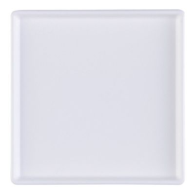 Prato Square Quadrado 27x27 Branco em Polipropileno