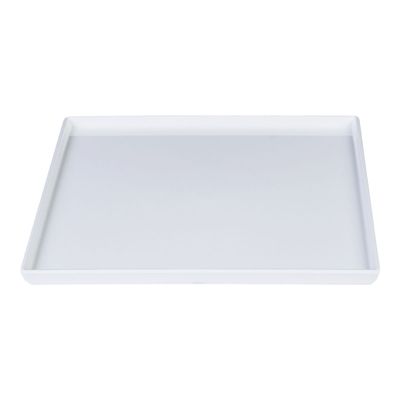 Prato Square Quadrado 27x27 Branco em Polipropileno