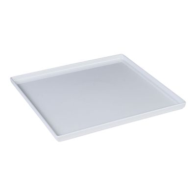 Prato Square Quadrado 27x27 Branco em Polipropileno