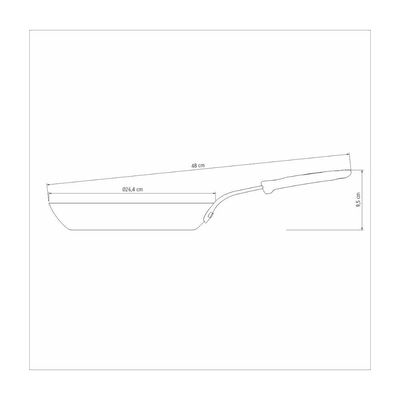 Frigideira Tramontina Profissional em Ferro  26 cm 1,7 L