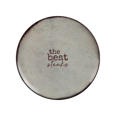 Jogo de Pratos Porcelana Churrasco Rustic 28cm 6 Peças - Tramontina 96950/277