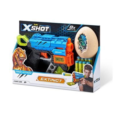 Lançador de Dardos X-Shot - Dino Attack - Extinc Blue