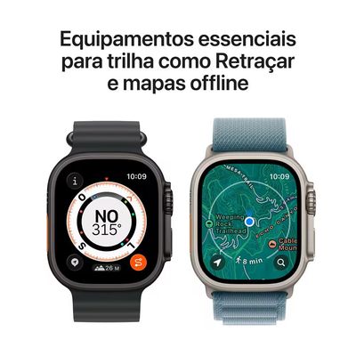 Apple Watch Ultra 3 GPS+ Cellular 49mm Pulseira Loop Alpina Preto