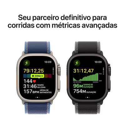 Apple Watch Ultra 3 GPS+ Cellular 49mm Pulseira Loop Alpina Preto
