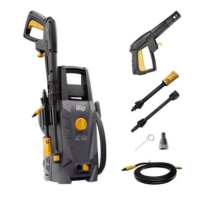 Lavadora de Alta Pressão WL 1820 1500PSI 1400W com Sistema Stop Total WAP Cinza e Amarelo / 220V