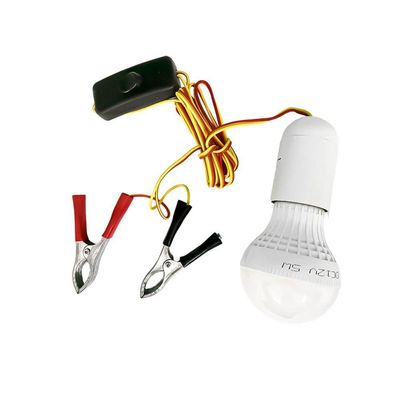 Lâmpada De Emergência Automotiva Conexão Garra Bateria 12v
