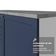 Buffet Aparador Com Adega 100cm 2 Portas Vik Madesa 16 Branco-azul