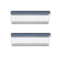 Kit 2 Organizadores de Geladeira Electrolux Experience com Escorredor 2,3L