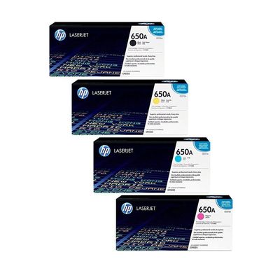 Kit Toner Original Hp 650a Ce270a / Ce271a / Ce272a / Ce273a