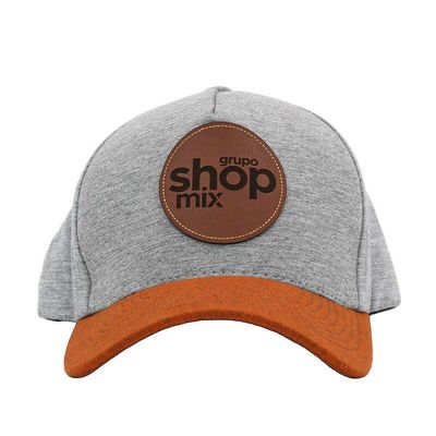 Bone Aba Curva Gruposhopmix Cinza
