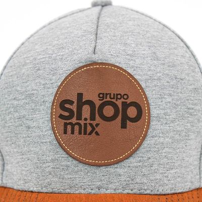 Bone Aba Curva Gruposhopmix Cinza