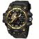 Relógio Esportivo Masculino Com Cronógrafo Analógico Digital Duplo Display 50m À Prova Da Água Preto Dourado
