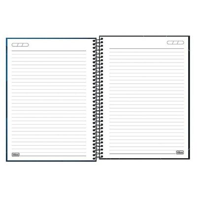 Caderno Espiral Universitário Zip 10 Matérias 200 Folhas Preto - Tilibra