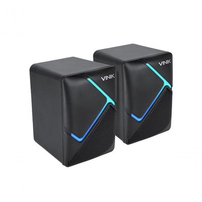 Caixa De Som Gamer Vinik Constelation 6w 2.0 Led Rainbow...