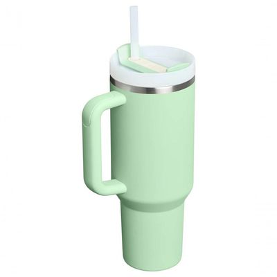 Copo Com Canudo Stanley Quencher 1.18l Pistachio