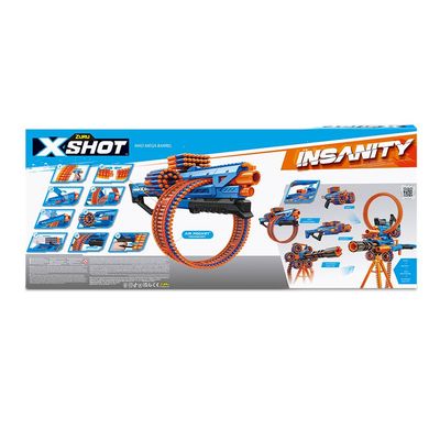 Lançador de Dardos X-Shot - Insanity Mad Mega Barrel