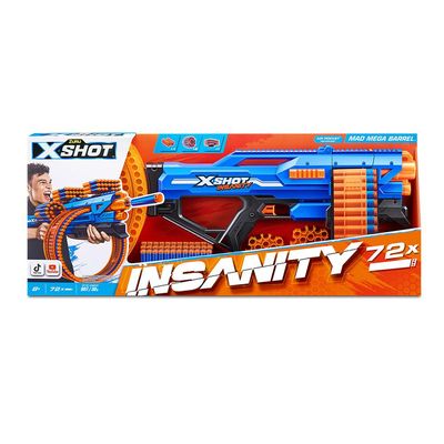 Lançador de Dardos X-Shot - Insanity Mad Mega Barrel