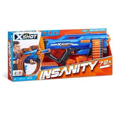 Lançador de Dardos X-Shot - Insanity Mad Mega Barrel