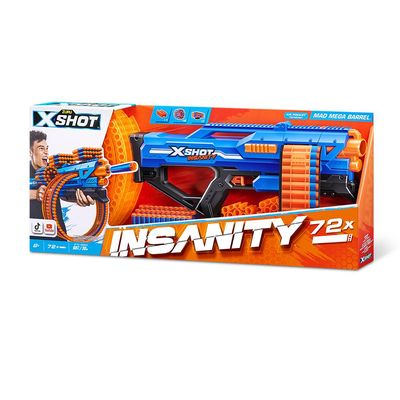Lançador de Dardos X-Shot - Insanity Mad Mega Barrel