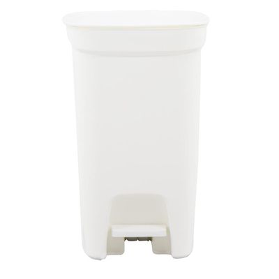 Lixeira Tramontina Compact 10L em Polipropileno Branco com Haste em Aço Galvanizado