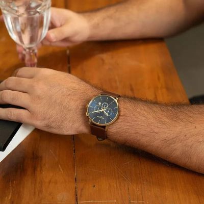 Relógio Seculus Masculino Ref: 44282gpsvdc2 Cronógrafo Dourado