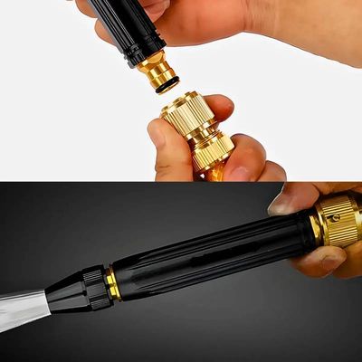 Bico Engate Rápido Alta Pressão Mangueira Conector 3 Em 1