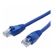 Cabo de Rede Patch Cord Cat5e Blindado Gigabit Azul 5 Metros
