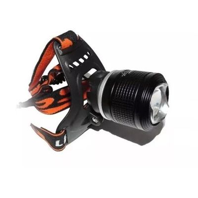 Lanterna De Cabeça Profissional Headlight Com Zoom Ajustável 2 Baterias