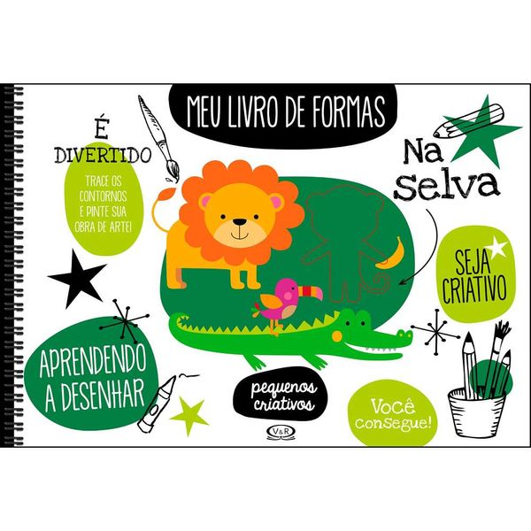 Livro Meu Livro de Formas - Na Selva - VR Editora