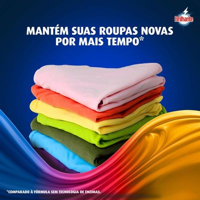 Sabão Em Pó Brilhante Limpeza Total Roupas Brancas e Coloridas 1,6 Kg