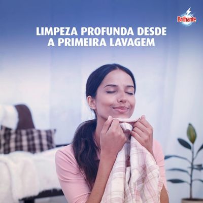 Sabão Em Pó Brilhante Limpeza Total Roupas Brancas e Coloridas 1,6 Kg