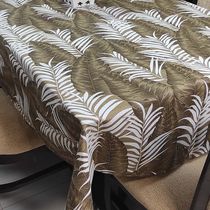 Toalha De Mesa Térmica Impermeável 1,50m x 2,00m 4 a 6 Cadeiras - Folhagem