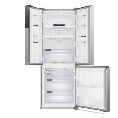 Geladeira Electrolux Frost Free Inverter 480L Efficient AutoSense 3 Portas Inox Look (IM7S) 220V