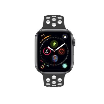 Pulseira para Apple Watch 38mm/40mm - Armor Running - Preto e Branco- Gshield