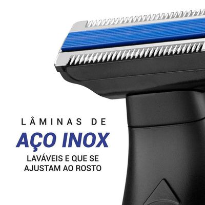 Aparador de Pelos Philco Bivolt 7 Acessórios USB PAP02 Bivolt