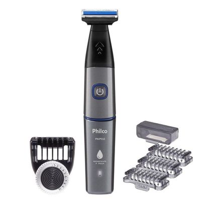 Aparador de Pelos Philco Bivolt 7 Acessórios USB PAP02 Bivolt