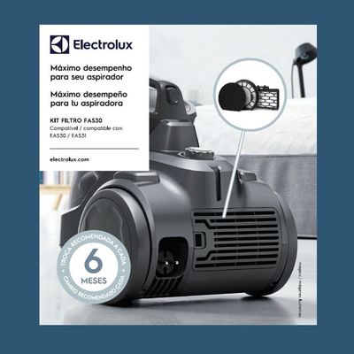 3 Kits com 3 Filtros ORIGINAIS para Aspirador de pó EAS30 e EAS31 (FAS30) Electrolux